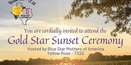2026 Gold Star Sunset Ceremony