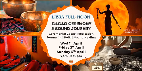 Libra Full Moon Cacao Ceremony + Tibetan Mantra Sound Bath