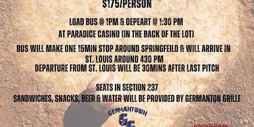 Card\/Cub Bus Trip Benefitting St. Jude