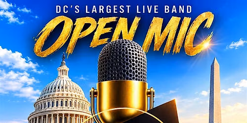 Sounds & Spirits August - DC's Largest Live Band Open Mic