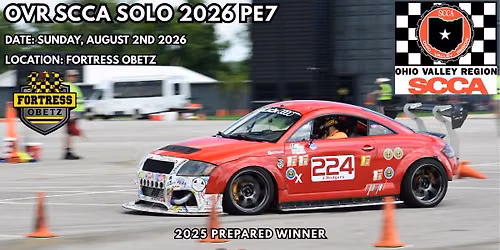 OVR SCCA Solo 2026 Points Event 7