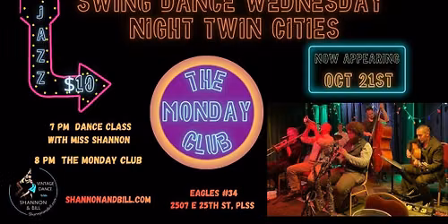 The Monday Club at Swing Dance Wednesday 10\/21