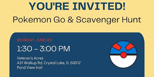 ARC Pokemon Go & Scavenger Hunt