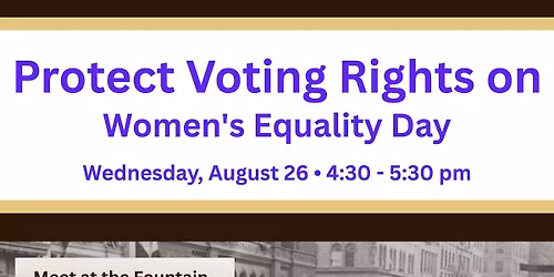 Women's Equality Day Rally