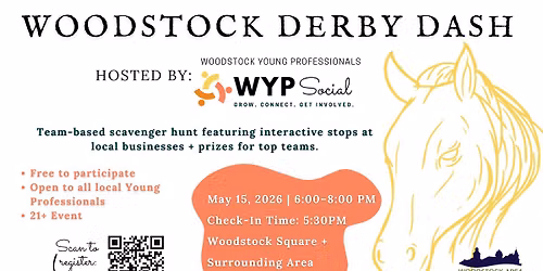WYP Social - Woodstock Derby Dash Scavenger Hunt
