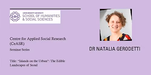 CeASR Seminar Series: Dr Natalia Gerodetti