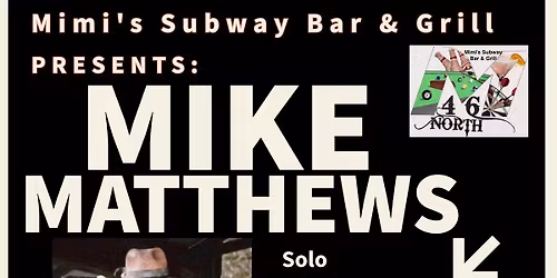 Mike Matthews Solo - Live Music Entertainment 