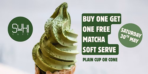 Buy One get One Free - Matcha Soft Serve