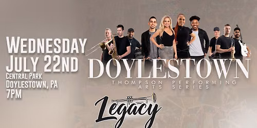 Legacy at Doylestown's Summer Concert Series!