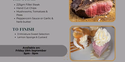 Fillet Steak & Chips Night