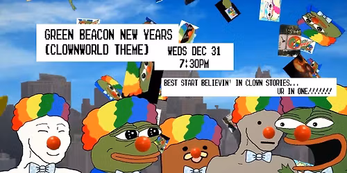 NYE @ GBG (clownworld edition)