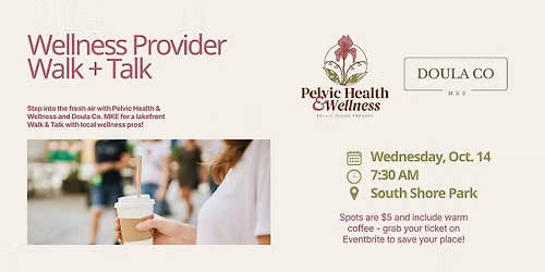 Lakefront Lattes: Wellness Provider Walk + Talk