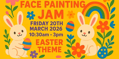 March Let’s Paint Face Painting Jam