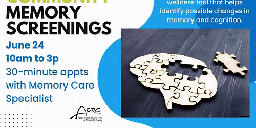 Community Memory Screenings with ADRC