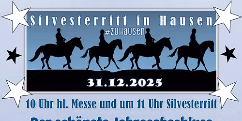 Silvesterritt und Pferdesegnung