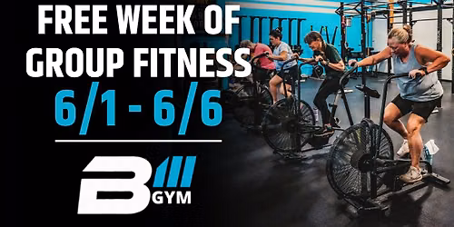 Free Week of Group Fitness at B3 Gym