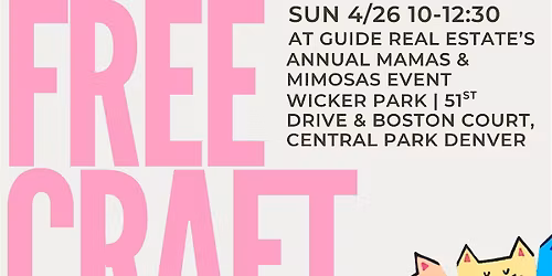 Free Craft: Bookmark Bar in Central Park Denver