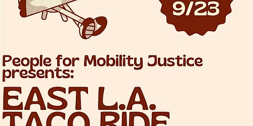 East LA Taco Ride 9\/23\/26