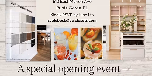 Ribbon Cutting- California Closets