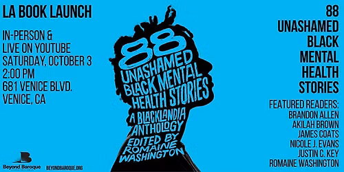 L.A. Book Launch: 88 Unashamed Black Mental Health Stories