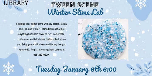 Tween Scene: Winter Slime Lab