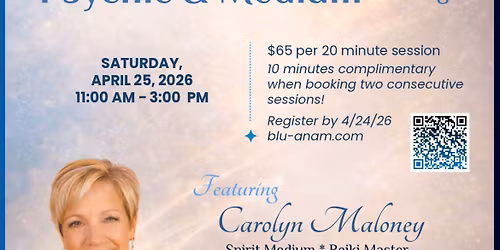 Psychic & Medium Readings with Carolyn Maloney