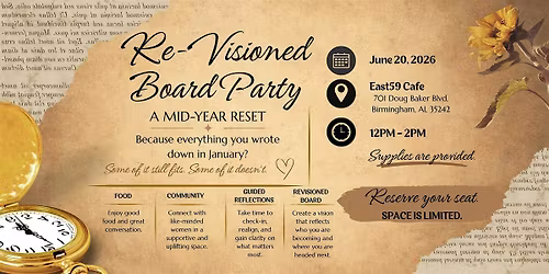 RE-VISION BOARD PARTY: A Mid-Year Reset
