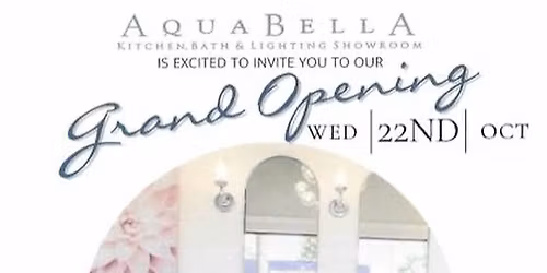 Kohler Aqua Bella - Grand Opening