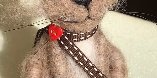 Easter bunny needle felting morning