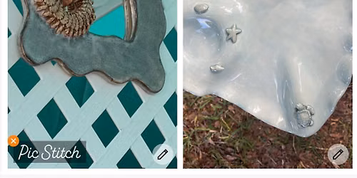Make a ceramic mirror or charcuterie board