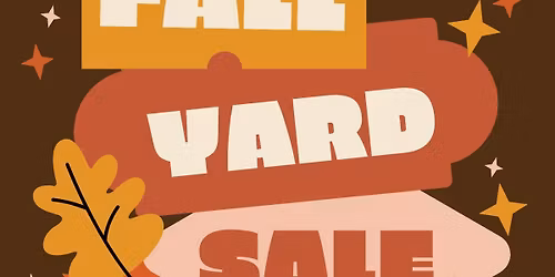 Fall Yard Sale