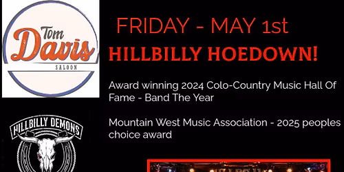 Hillbilly Demons @ Tom Davis Saloon! 