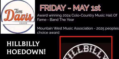 Hillbilly Demons @ Tom Davis Saloon!
