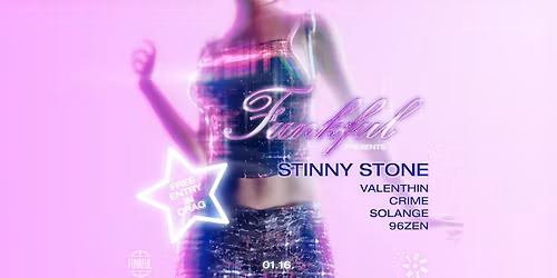 Funkful: Stinny Stone \u2022 Free entry in drag