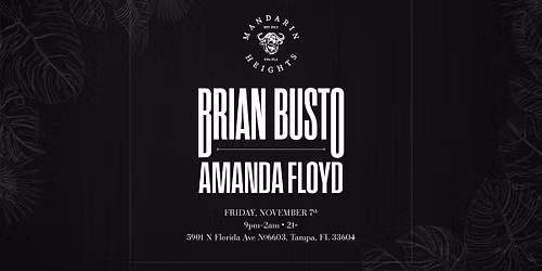 BRIAN BUSTO & AMANDA FLOYD at MANDARIN HEIGHTS