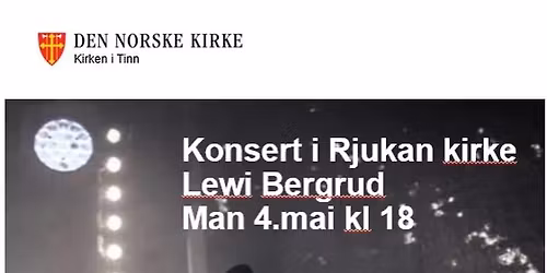 Konsert med Lewi Bergrud