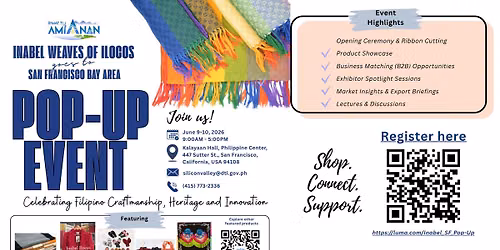 Rimat ti Amianan: Inabel Weaves of Ilocos - San Francisco Pop-Up Showcase