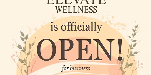 Elevate Wellness grand opening ribbon cutting