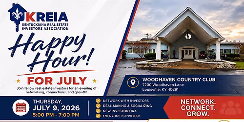KREIA Happy Hour for July at Woodhaven - FREE\/Open to public