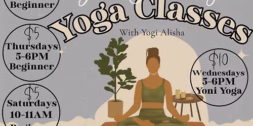 $5 Beginner Yoga Classes