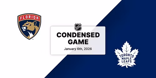 Toronto Maple Leafs vs. Florida Panthers