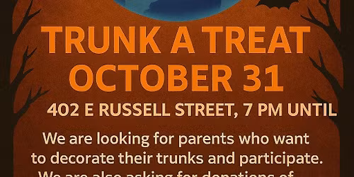 U&I Annual Trunk A Treat