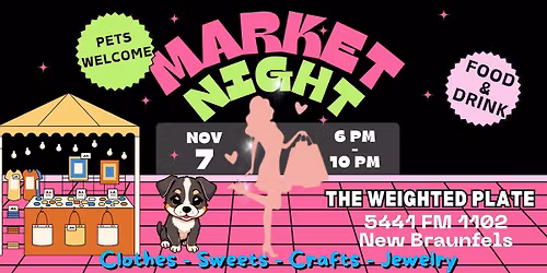 Market Night at The Weighted Plate