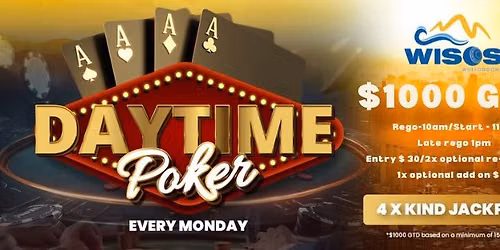 Monday Poker $1000 GTD