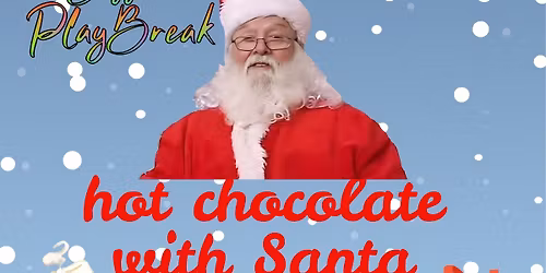 hot chocolate with Santa