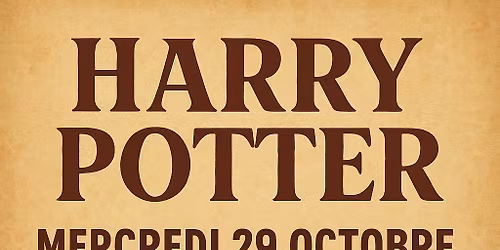 Soir\u00e9e Harry Potter (Quiz et potions magiques)