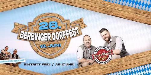 28. Berbinger Dorffest | Samstag 13.06.2026
