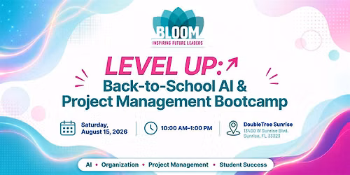 Level Up: Back-to-School AI & Project Management Bootcamp