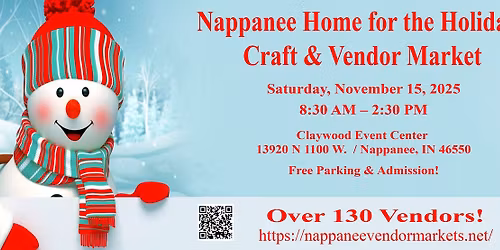 2025 Nappanee Home for the Holidays Craft and Vendor Market 