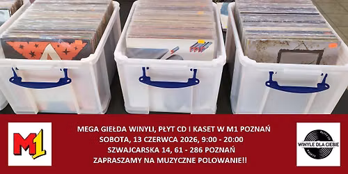 MEGA gie\u0142da winyli, p\u0142yt CD i kaset w M1 Pozna\u0144